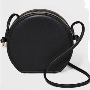 a new day Black Circle Crossbody Bag